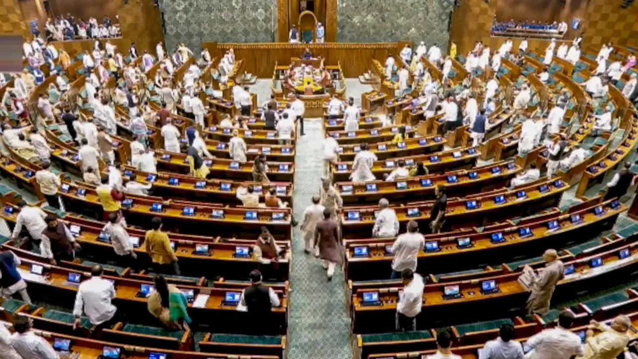 Parliament House in New Delhi, where the Centre introduced the Public Examinations (Prevention of Unfair Means) Amendment Bill, 2026, proposing stricter measures to curb paper leaks. File pic